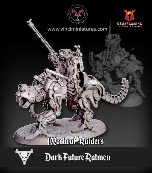 Verminkin Dark Future Mechrat Raiders | Vinci Miniatures 28/32mm Fantasy Wargaming Miniatures Role Playing Miniatures