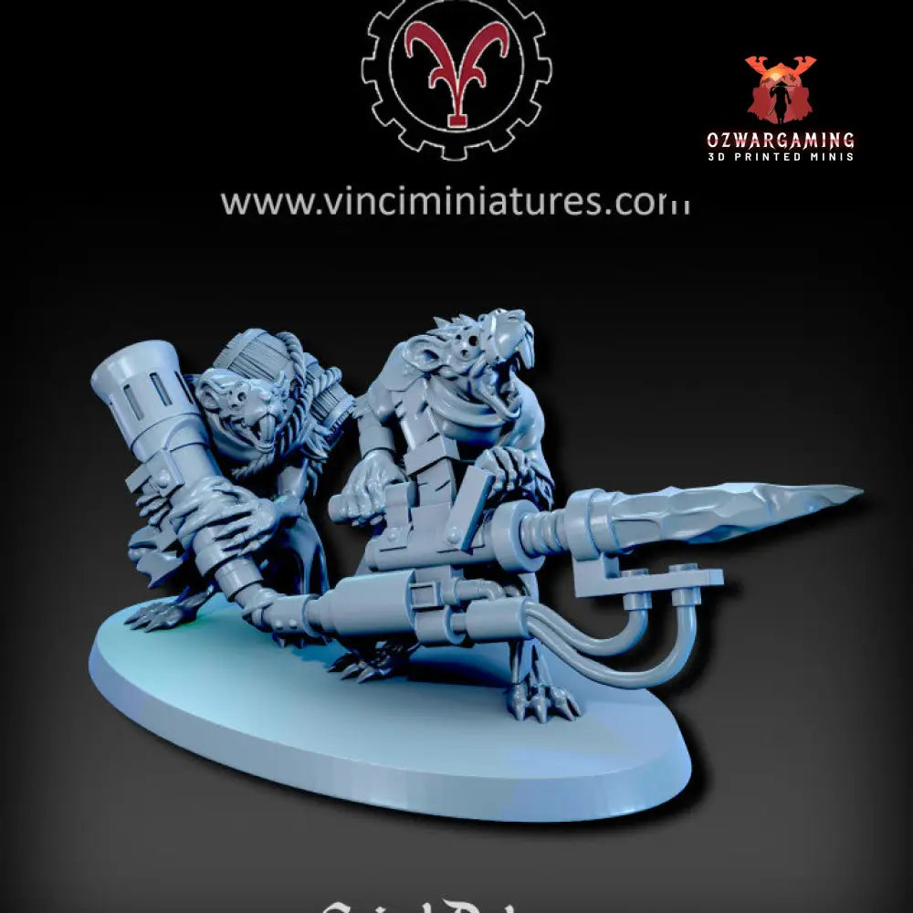 Verminkin Grind Rats | Vinci Miniatures 28/32mm Fantasy Wargaming Miniatures Role Playing Miniatures