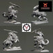Verminkin Mounted Rats | Vinci Miniatures 28/32mm Fantasy Wargaming Miniatures Role Playing Miniatures