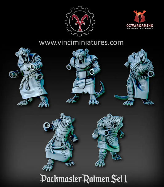 Verminkin Packmasters | Vinci Miniatures 28/32mm Fantasy Wargaming Miniatures Role Playing Miniatures