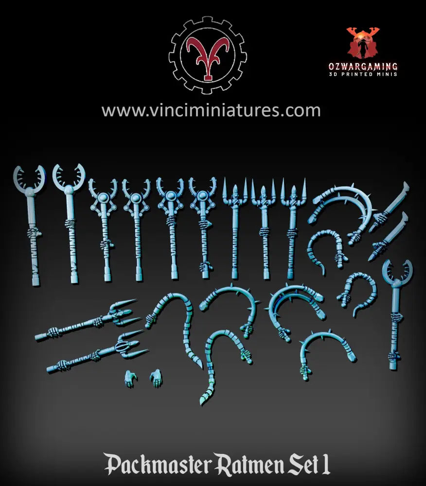 Verminkin Packmasters | Vinci Miniatures 28/32mm Fantasy Wargaming Miniatures Role Playing Miniatures