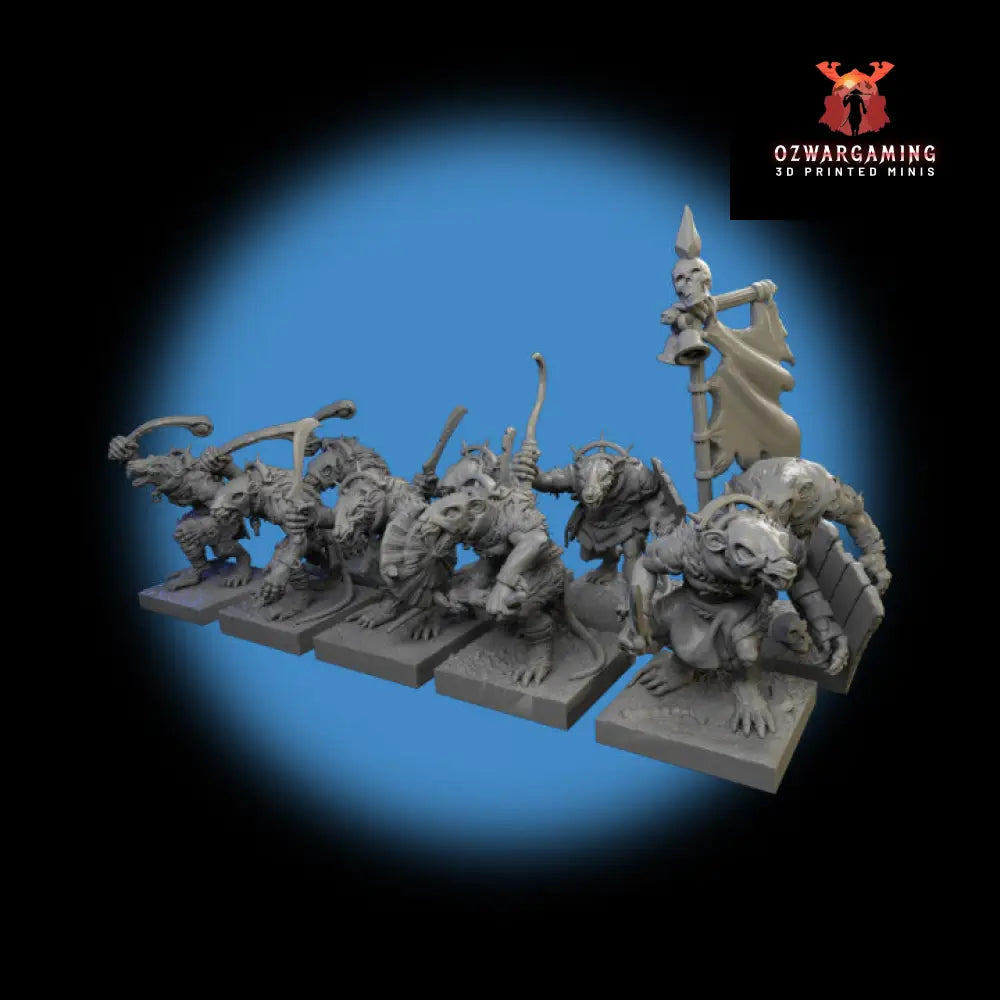 Verminkin Slave Rats | Vinci Miniatures 28/32mm Fantasy Wargaming Miniatures Role Playing Miniatures
