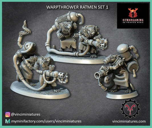 Verminkin Warp Sprayers 2 | Vinci Miniatures 28/32mm Fantasy Wargaming Miniatures Role Playing Miniatures