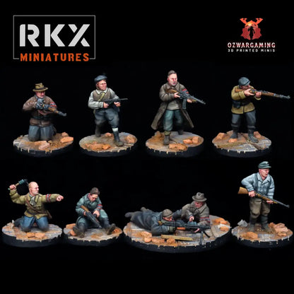 Volkstruum Fighting Squad | RKX Miniatures 28mm WW2 Wargaming Miniatures Role Playing Miniatures