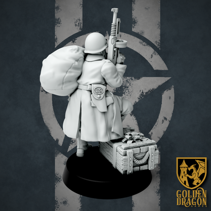 United States of America General Nicholas Winters | Golden Dragon Games Weird WW2 Role Playing Miniatures