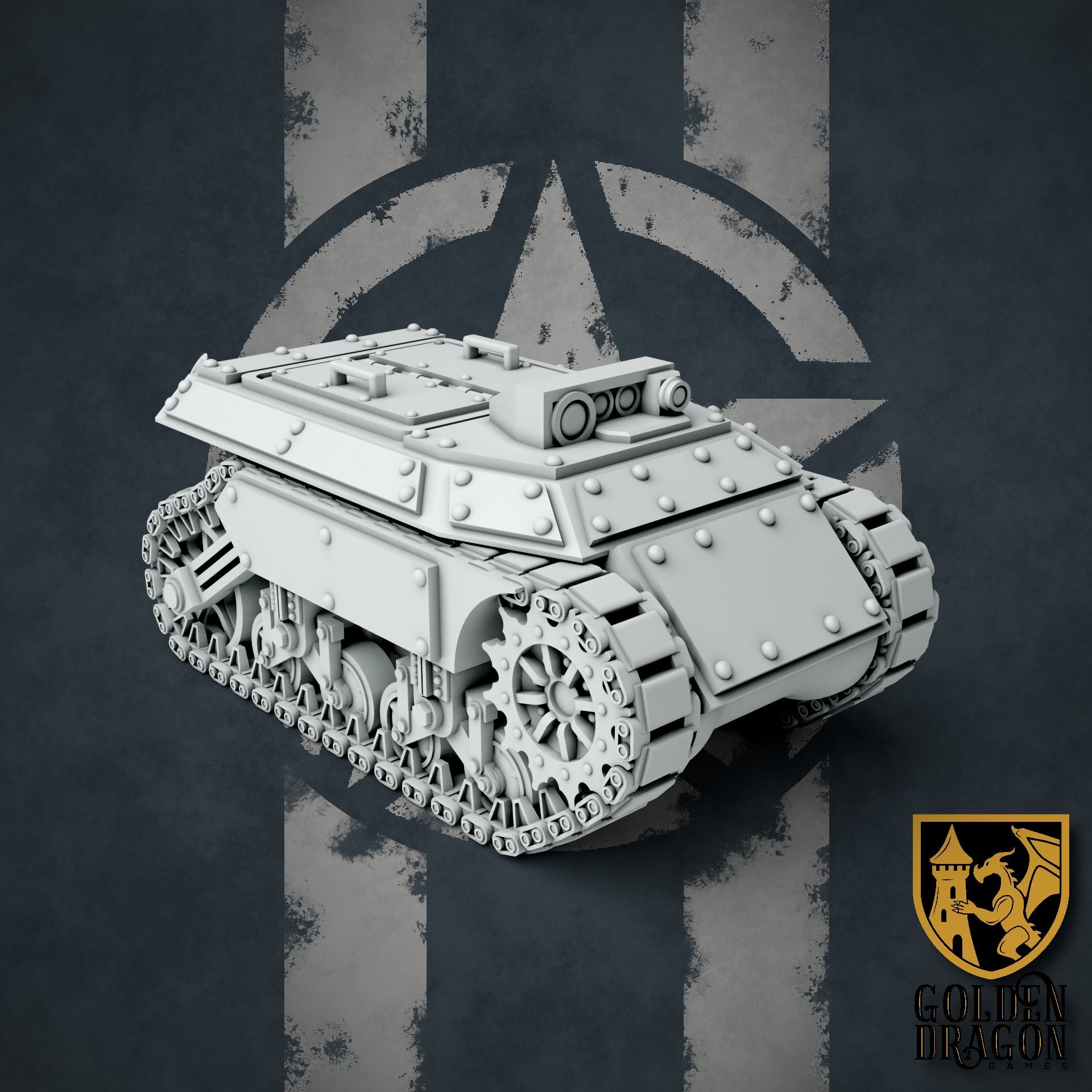 United States of America T12-W4L33 Demolition Vehicle | Golden Dragon Games Weird WW2 Role Playing Miniatures