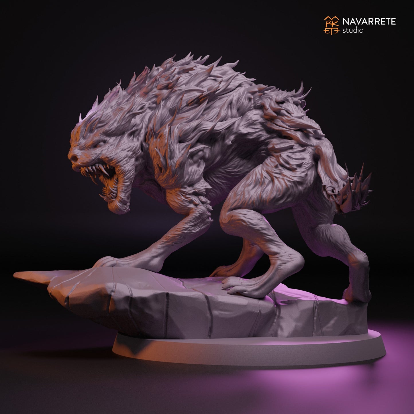 Warg King | Navarrete Studios 25mm Fantasy Wargaming Miniatures