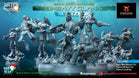 Water War AQ Heavy Clankers Monopose | Warbear Studios 28mm SciFi Wargaming Miniatures Role Playing Miniatures