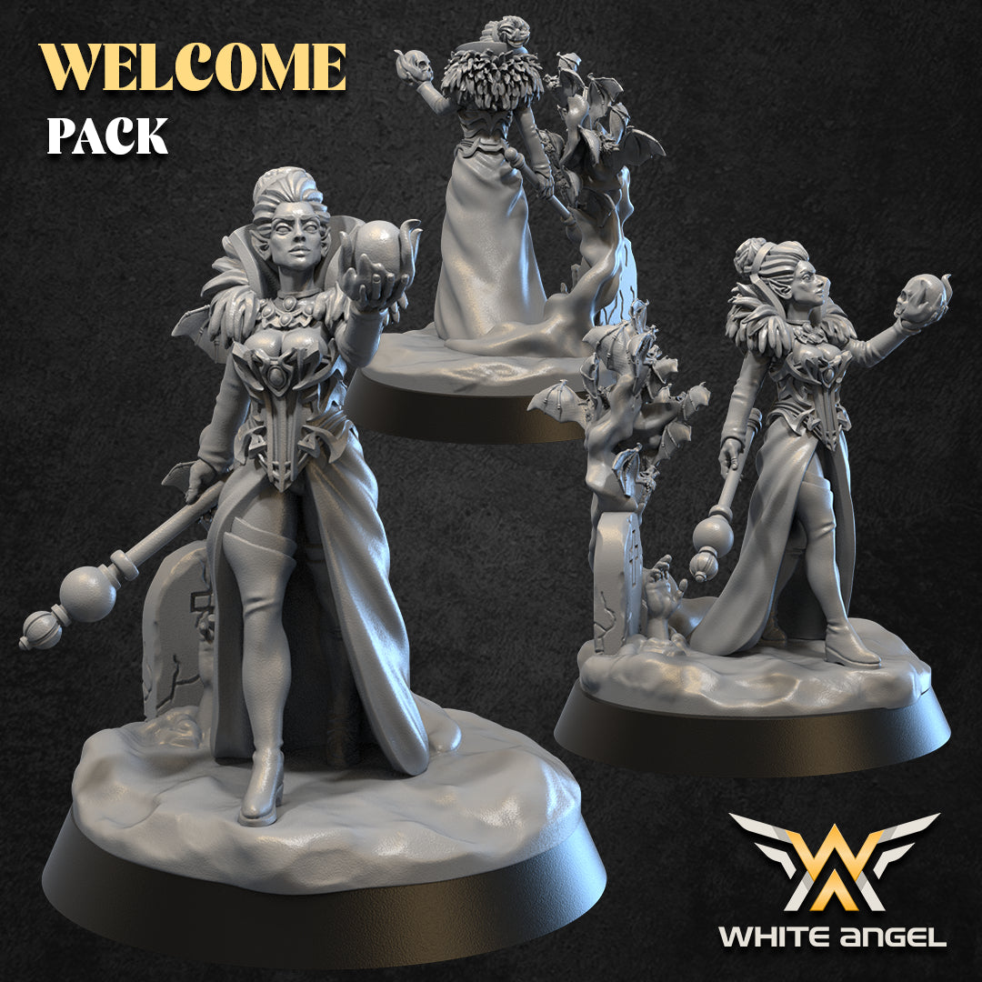 Vampire Heroine | White Angel 28/32mm Fantasy Wargaming Miniatures Role Playing Miniatures
