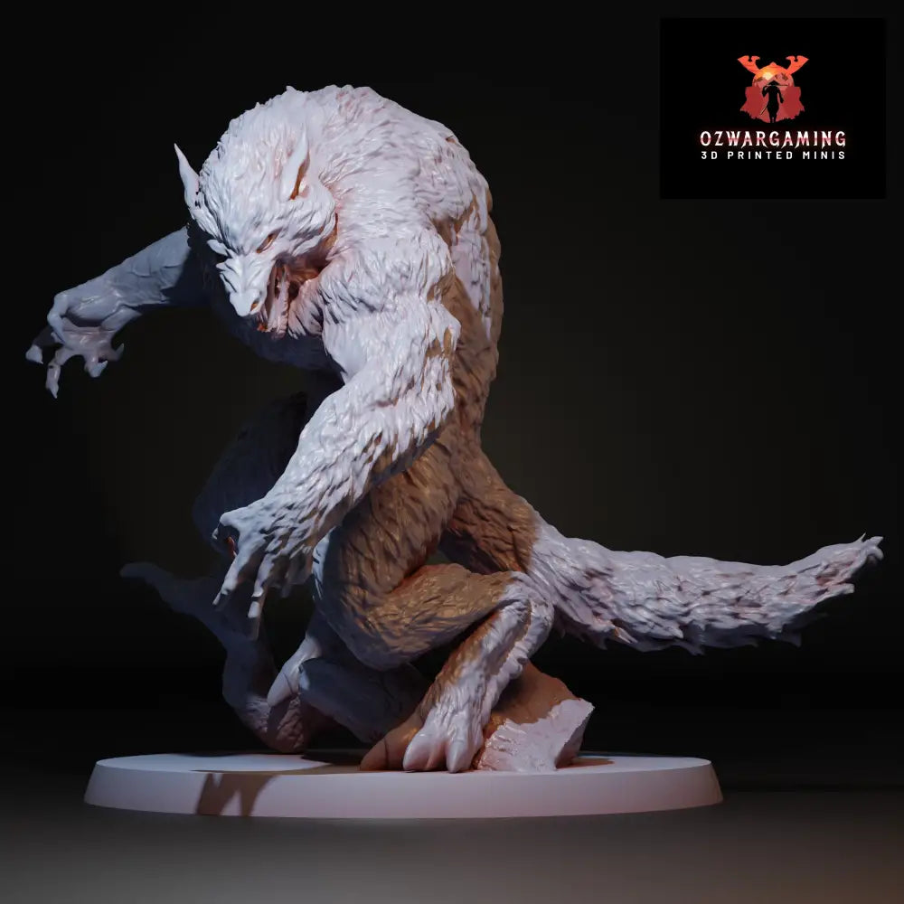 Werewolf Pose 1 | Navarrete Studios 25mm Fantasy Wargaming Miniatures