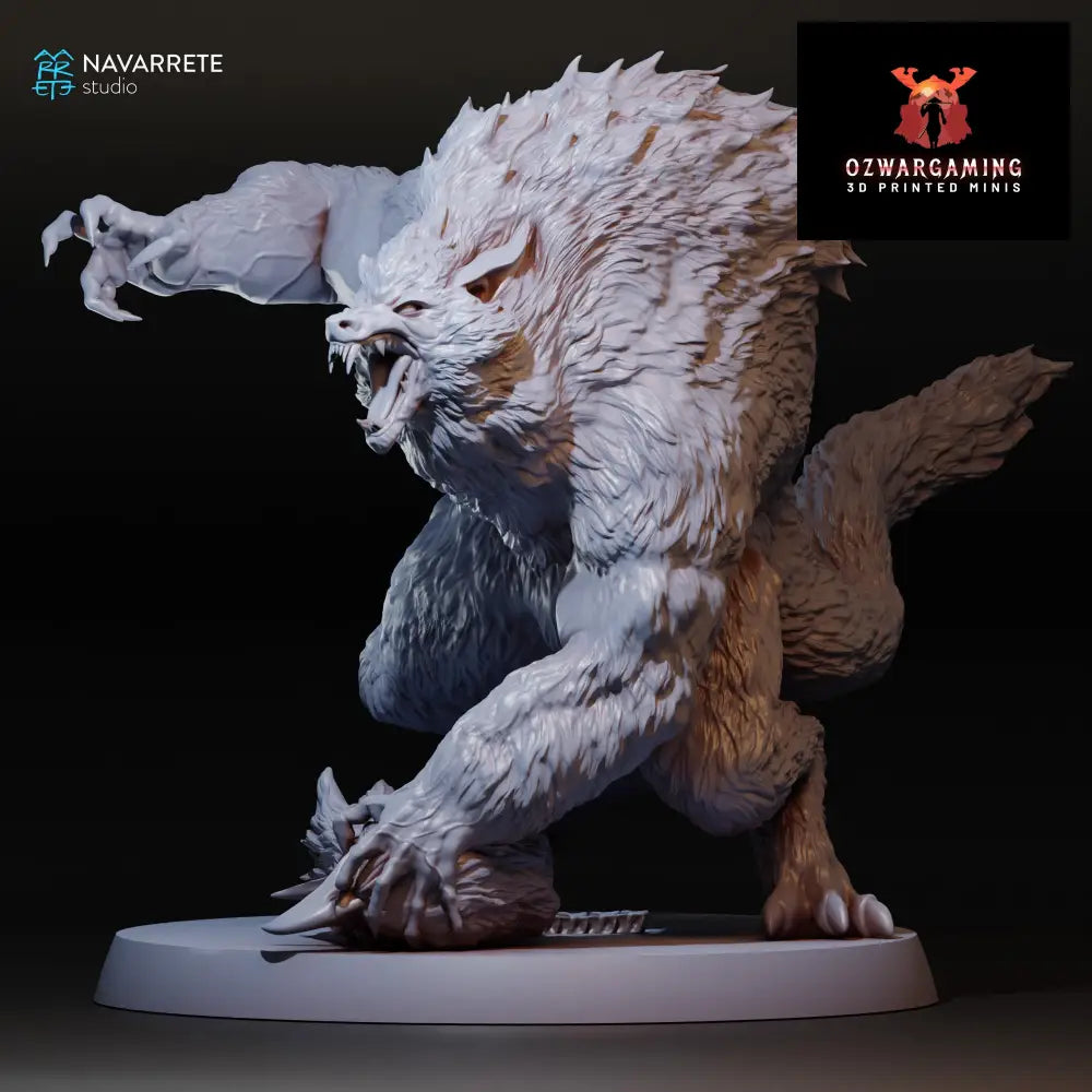 Werewolf Pose 2 | Navarrete Studios 25mm Fantasy Wargaming Miniatures