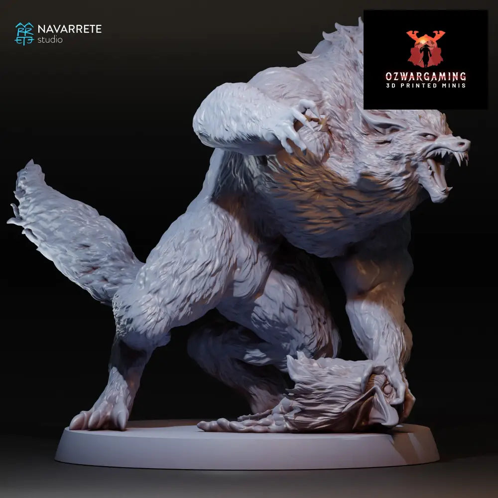 Werewolf Pose 2 | Navarrete Studios 25mm Fantasy Wargaming Miniatures
