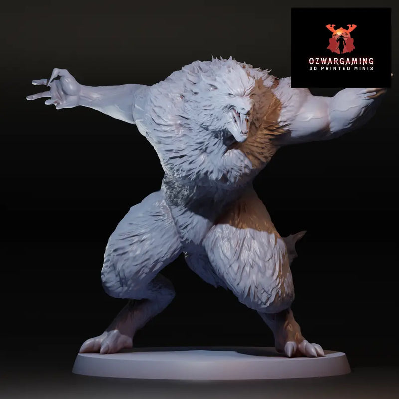 Werewolf Pose 3 | Navarrete Studios 25mm Fantasy Wargaming Miniatures