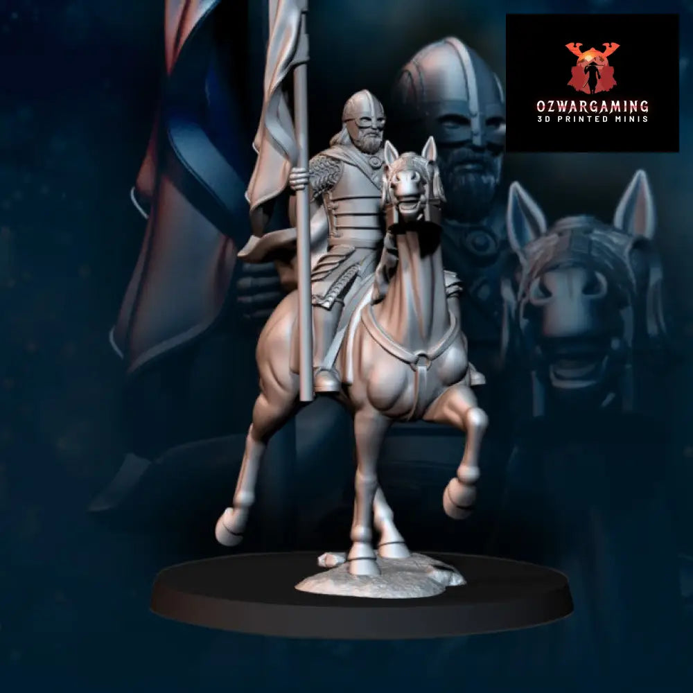 West Human Banner | Davale Games 25mm Fantasy Wargaming Miniatures Role Playing Miniatures