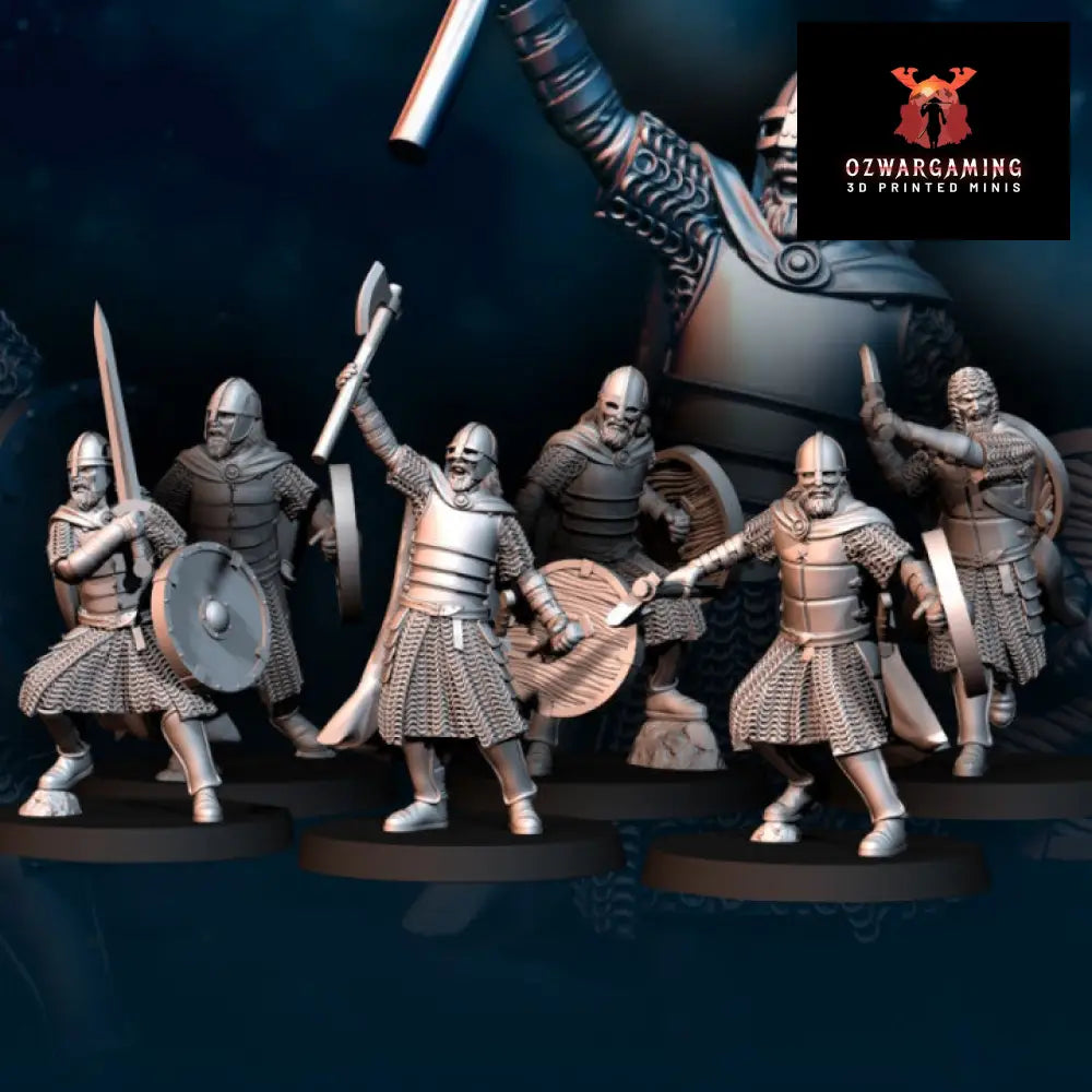 West Human Elite Warriors | Davale Games 25mm Fantasy Wargaming Miniatures Role Playing Miniatures