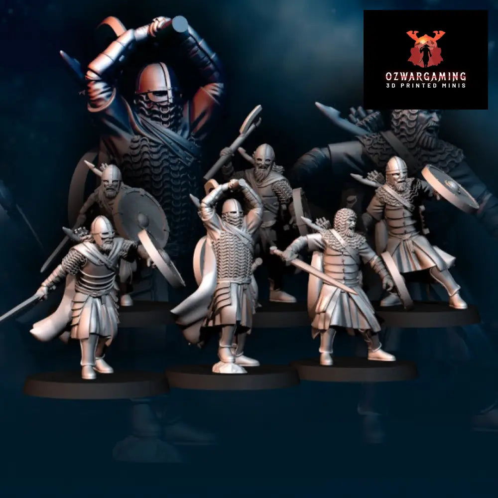 West Human Warriors | Davale Games 25mm Fantasy Wargaming Miniatures Role Playing Miniatures