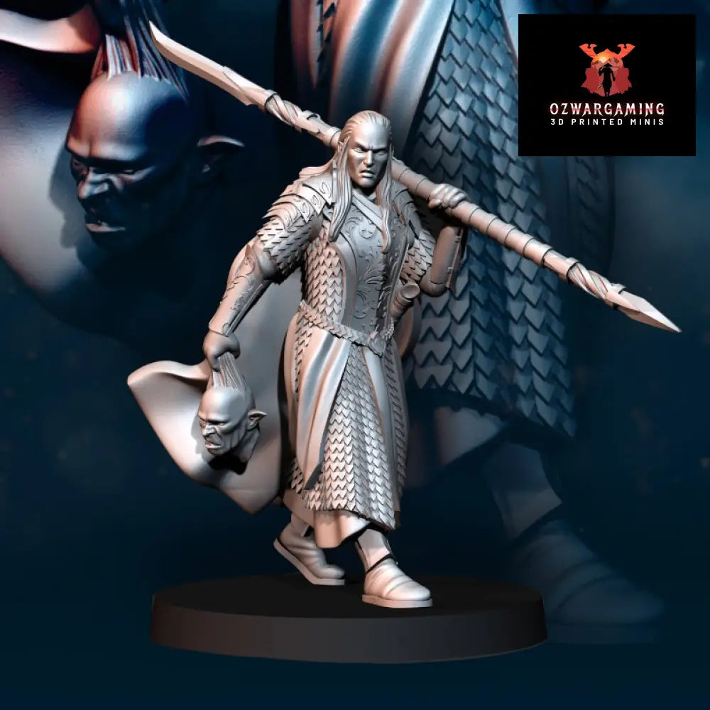 Wood Elf Captain | Davale Games 25mm Fantasy Wargaming Miniatures Role Playing Miniatures