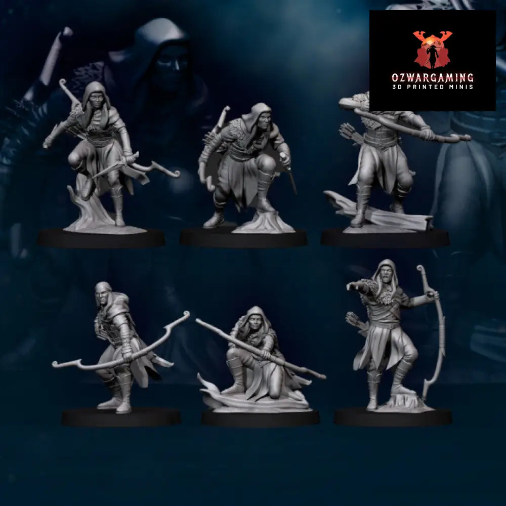 Wood Elf Forest Scouts | Davale Games 25mm Fantasy Wargaming Miniatures Role Playing Miniatures