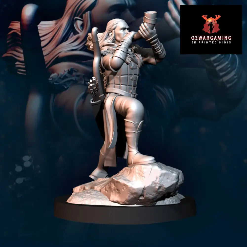 Wood Elf Horn | Davale Games 25mm Fantasy Wargaming Miniatures Role Playing Miniatures