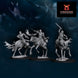 Wood Elf Knights on Elk | Davale Games 25mm Fantasy Wargaming Miniatures Role Playing Miniatures