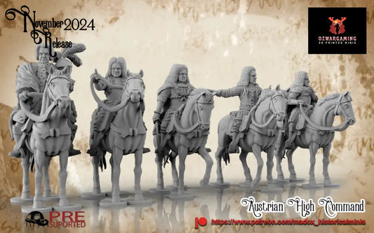 WSS Austrian High Command | Battlecat 28mm Historical Wargaming Miniatures Role Playing Miniatures