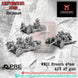 WW2 French 47mm APX Gun Teams | Battlecat 28mm Historical Wargaming Miniatures Role Playing Miniatures