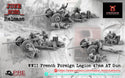 WW2 French Foreign Legion 47mm AT Gun Teams | Battlecat 28mm Historical Wargaming Miniatures Role Playing Miniatures