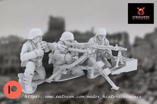 WW2 German MG Teams | Warbear Studios 28mm Historical Wargaming Miniatures Role Playing Miniatures