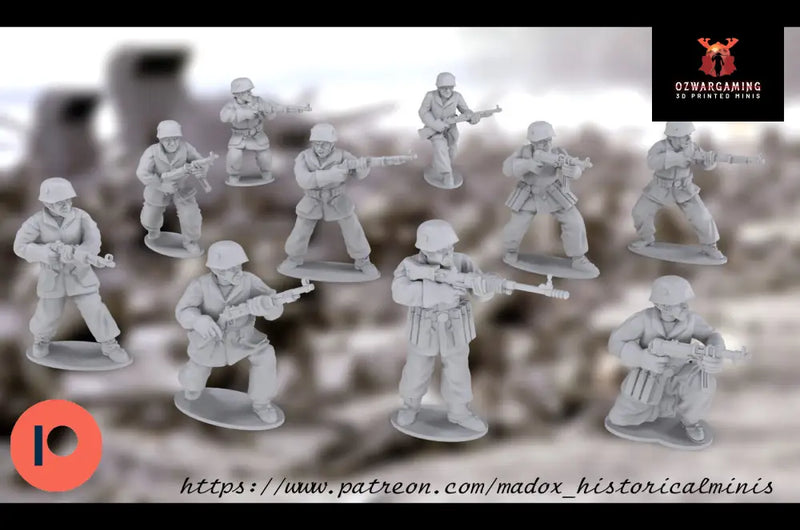 WW2 German Paratroopers | Warbear Studios 28mm Historical Wargaming Miniatures Role Playing Miniatures