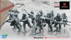 WW2 Japanese Banzai Charge | Warbear Studios 28mm Historical Wargaming Miniatures Role Playing Miniatures