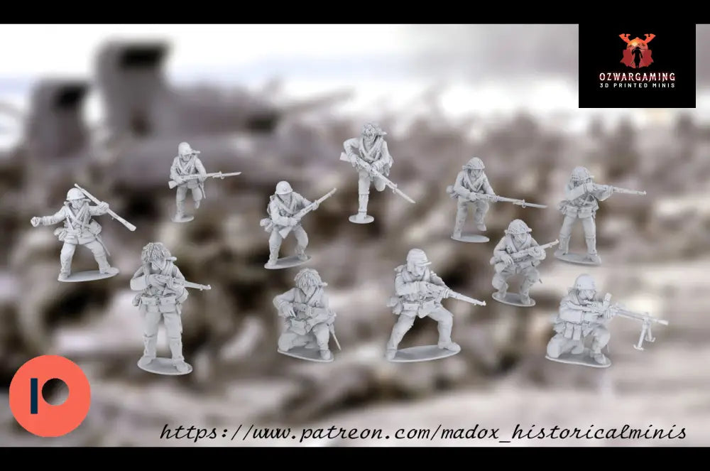 WW2 Japanese Infantry | Warbear Studios 28mm Historical Wargaming Miniatures Role Playing Miniatures