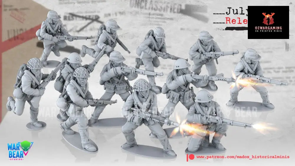 WW2 Japanese Special Landing Force | Warbear Studios 28mm Historical Wargaming Miniatures Role Playing Miniatures