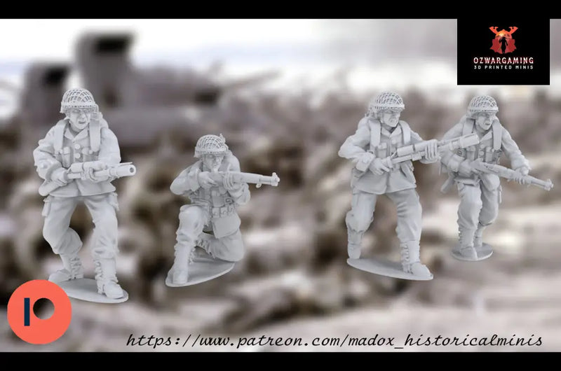 WW2 Pacific US Army Flame Thrower Teams | Warbear Studios 28mm Historical Wargaming Miniatures Role Playing Miniatures