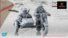 WW2 Polish Motorcycle with Sidecar | Warbear Studios 28mm Historical Wargaming Miniatures Role Playing Miniatures