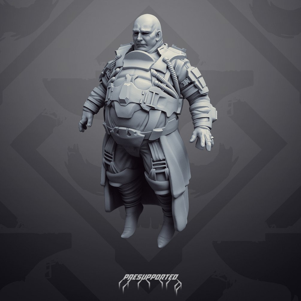 Oasis Imperium: Lord Harbinger | Skullforge Studios 32mm Wargaming Miniatures Role Playing Miniatures