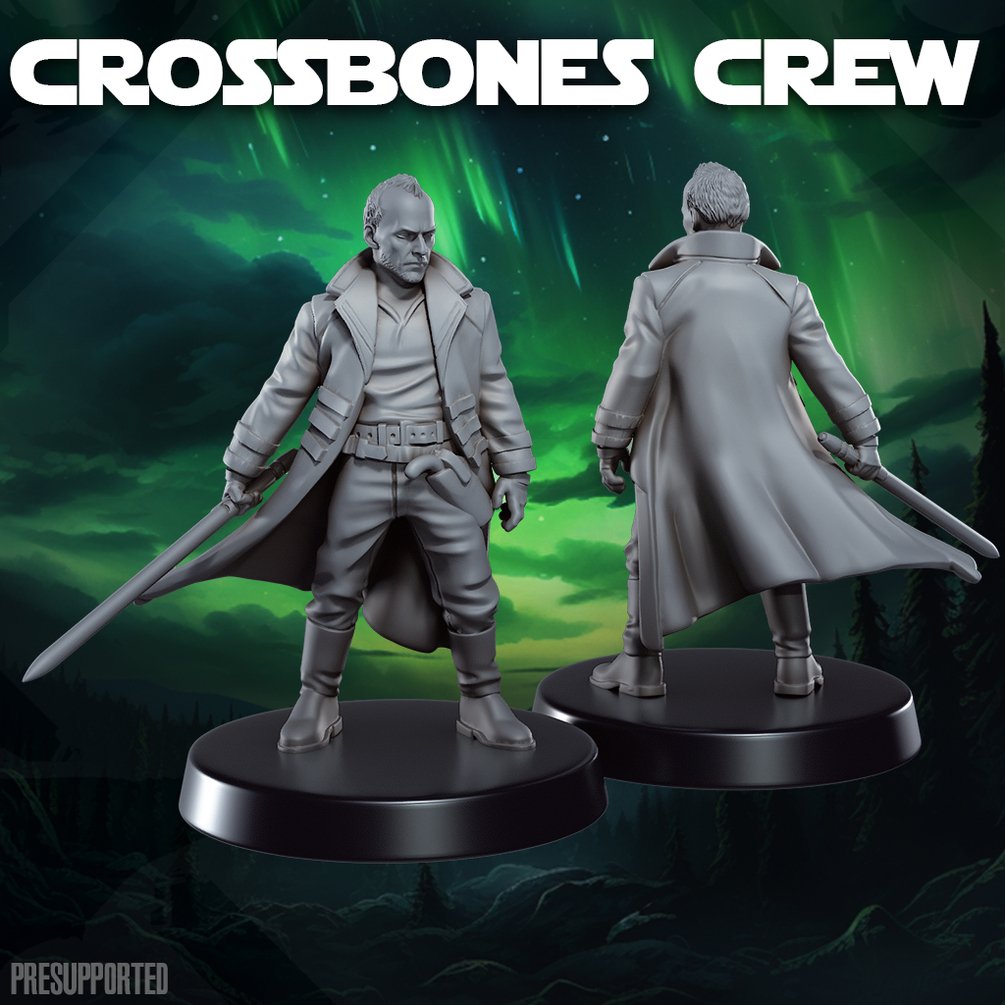 Space Wars: Crossbones Crew Mutineer | Skullforge Studios 32mm Wargaming Miniatures Role Playing Miniatures