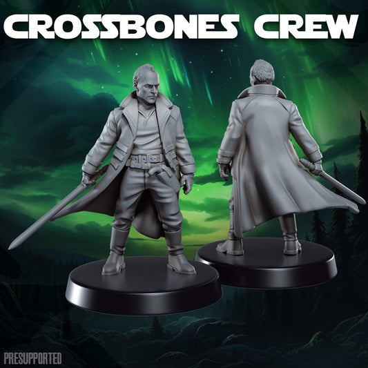 Space Wars: Crossbones Crew Mutineer | Skullforge Studios 32mm Wargaming Miniatures Role Playing Miniatures