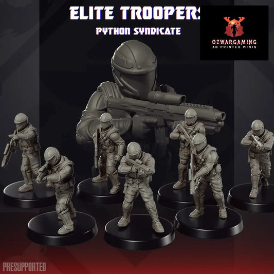 Yo Joe! Unit: Python Elites 2 | Skullforge Studios 32mm Wargaming Miniatures Role Playing Miniatures