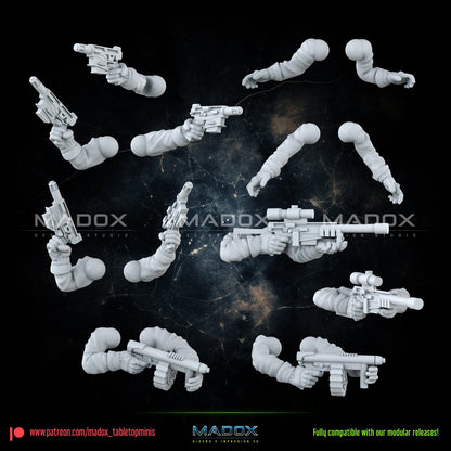 Desert Syndicate Build Kit | Warbear Studios 28mm SciFi Wargaming Miniatures Role Playing Miniatures